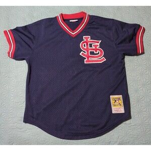 Mitchell & Ness Ozzie Smith St Louis Cardinals Cooperstown Collection 1994 Sz L